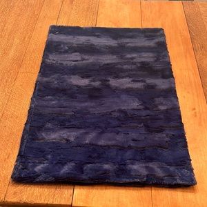 Minky pillow case standard navy